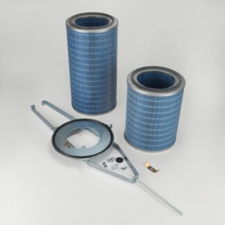 Donaldson 2626481 картридж ultra-web fr с заземлением, три крюка для быстрой фиксации (quick fix), наружный диаметр 325 мм, длина 1200 мм, комплект с резьбовым валом, для установки в камерах с чистым и загрязненным воздухом
